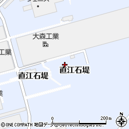 山形県米沢市直江石堤周辺の地図