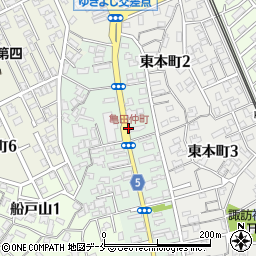 亀田仲町周辺の地図