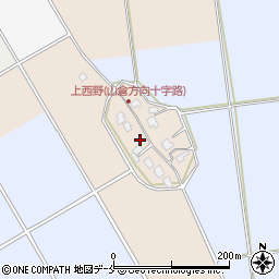 新潟県阿賀野市上西野周辺の地図