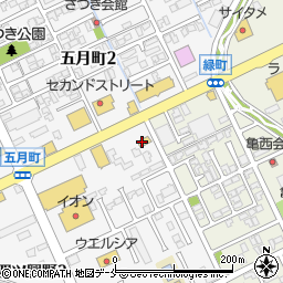 セブンイレブン新潟亀田四ツ興野店周辺の地図