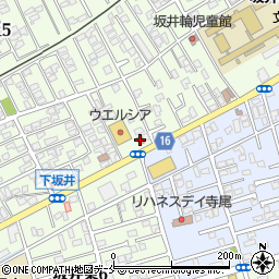 坂井輪郵便局周辺の地図