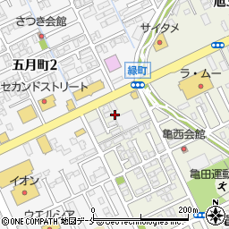 モスバーガー亀田店周辺の地図