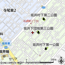 新潟県新潟市西区坂井東3丁目14-8周辺の地図