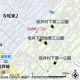 新潟県新潟市西区坂井東3丁目14周辺の地図