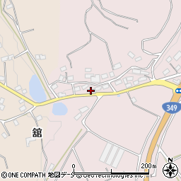 福島県伊達市梁川町五十沢五輪堂周辺の地図