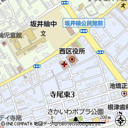 新潟市坂井輪健康センター周辺の地図