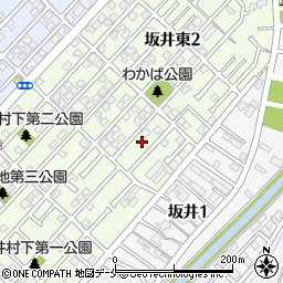 新潟県新潟市西区坂井東2丁目23周辺の地図