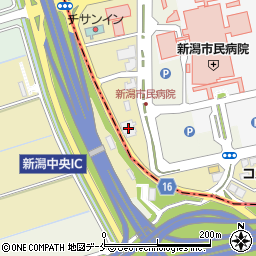 新潟県新潟市中央区湖南21-11周辺の地図