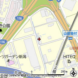 丸運建設舗道部新潟工事周辺の地図