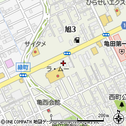 第四北越銀行亀田駅前支店 ＡＴＭ周辺の地図