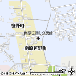 南原笹野町公民館周辺の地図