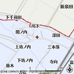 関之内公民館周辺の地図