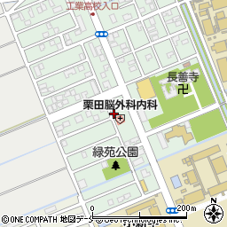 栗田脳外科内科医院周辺の地図