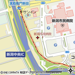 新潟県新潟市中央区湖南21周辺の地図