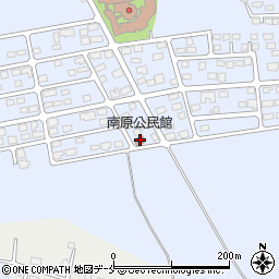 南原公民館周辺の地図