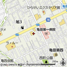 亀田寝具店周辺の地図