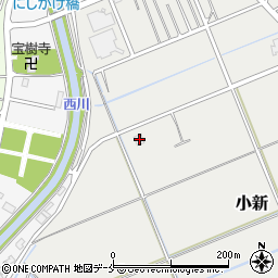 新潟県新潟市西区小新2347-2周辺の地図