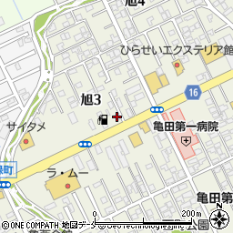 菜菓亭亀田店周辺の地図