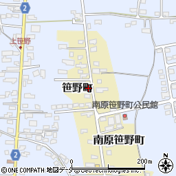 山形県米沢市笹野町2971-2周辺の地図