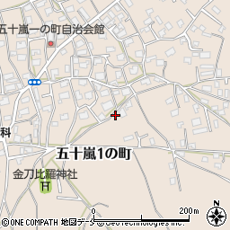 新潟県新潟市西区五十嵐１の町7087周辺の地図