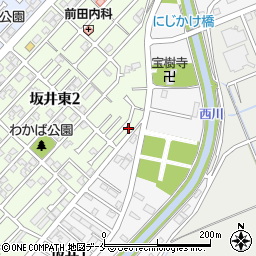 新潟県新潟市西区坂井東2丁目5周辺の地図