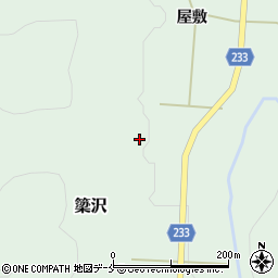 山形県米沢市簗沢2004周辺の地図