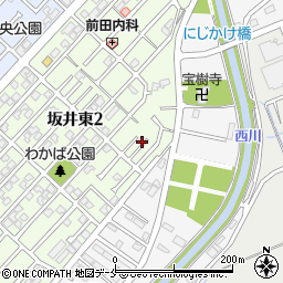 新潟県新潟市西区坂井東2丁目6周辺の地図