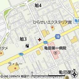 ローソン新潟旭三丁目店周辺の地図