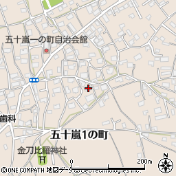 新潟県新潟市西区五十嵐１の町7105周辺の地図