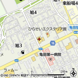 株式会社ひらせいホームセンター　亀田店周辺の地図