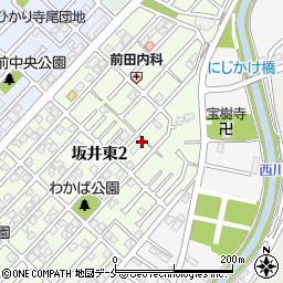 新潟県新潟市西区坂井東2丁目8周辺の地図