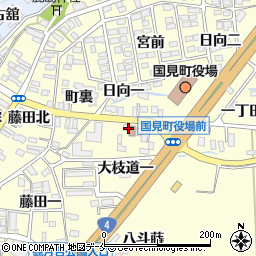 福島北警察署藤田駐在所周辺の地図