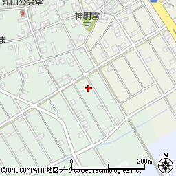 新潟県新潟市江南区丸山206-2周辺の地図