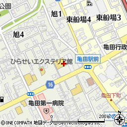 ウエルシア薬局　新潟亀田駅前店周辺の地図