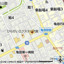 ウエルシア新潟亀田駅前店周辺の地図