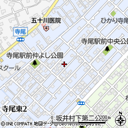 寺尾東アパート周辺の地図