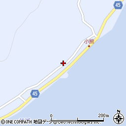 新潟県佐渡市徳和607周辺の地図