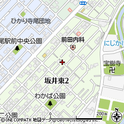 新潟県新潟市西区坂井東2丁目10周辺の地図