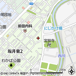 新潟県新潟市西区坂井東2丁目4周辺の地図