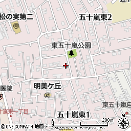 新潟県新潟市西区五十嵐東周辺の地図