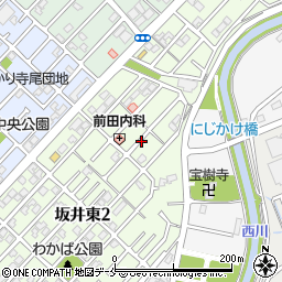 新潟県新潟市西区坂井東2丁目3周辺の地図