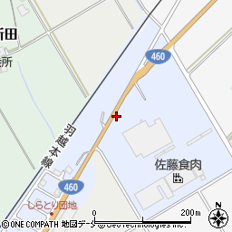 新潟県阿賀野市山倉村新田地先周辺の地図