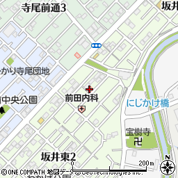 さかうえコンタクトレンズ　坂井東店周辺の地図