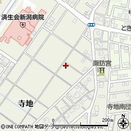新潟県新潟市西区寺地周辺の地図