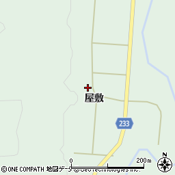 山形県米沢市簗沢2123周辺の地図