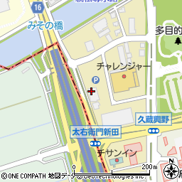 シルク新潟中央インター店周辺の地図