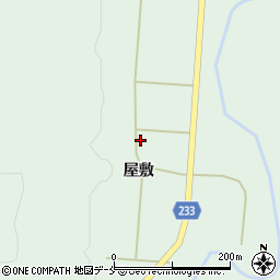 山形県米沢市簗沢2121周辺の地図