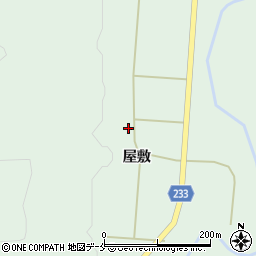 山形県米沢市簗沢2122周辺の地図