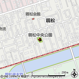 親松中央公園周辺の地図