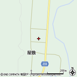 山形県米沢市簗沢2195周辺の地図